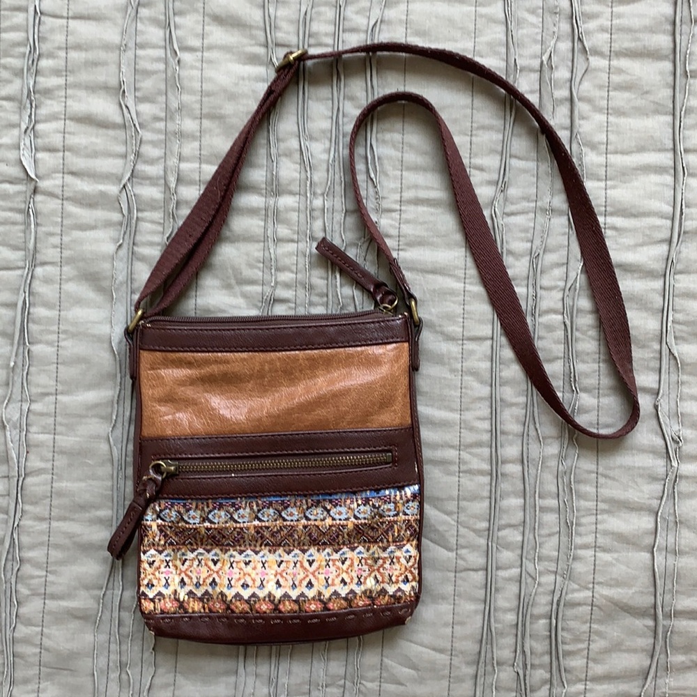The Sak boho brown leather crossbody